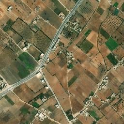 Menzel Horr map(satellite map)
