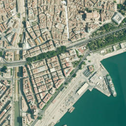 Málaga map(satellite map)