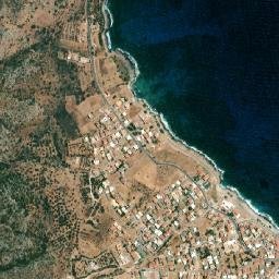 Géfyra map(satellite map)