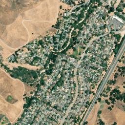 Serra Village California High Resolution Satellite Map