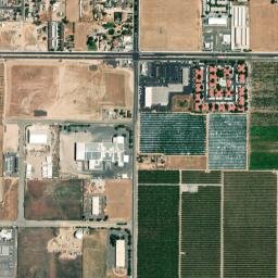 8851 South Mendocino Avenue Parlier CA High Resolution Satellite Map