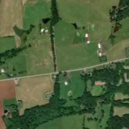 Cherry Crossroads Tennessee High Resolution Satellite Map