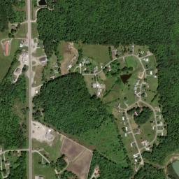 State Line Tennessee High Resolution Satellite Map