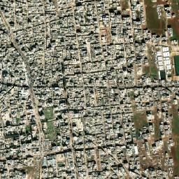 I‘zāz map(satellite map)