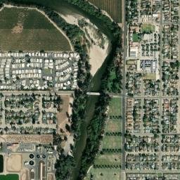 1273 West Olson Avenue Reedley CA High Resolution Satellite Map
