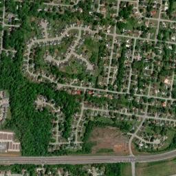 Hermitage Estates Tennessee High Resolution Satellite Map