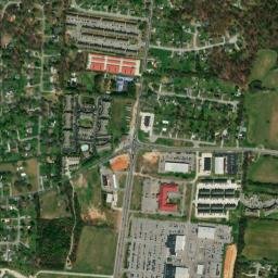 Barkwood Tennessee High Resolution Satellite Map