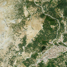 Algatocín map(satellite map)
