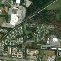 Volunteer Estates Tennessee High Resolution Satellite Map