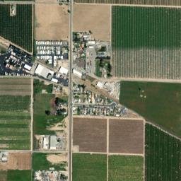 North Dinuba California High Resolution Satellite Map