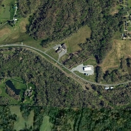 Fulton County map(satellite map)