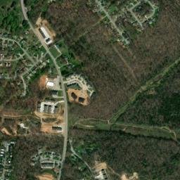 Johnson Heights Tennessee High Resolution Satellite Map