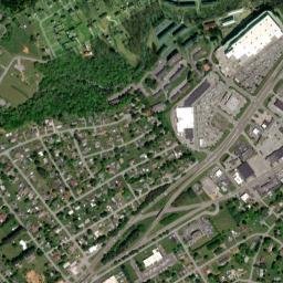 Blue Ridge Tennessee High Resolution Satellite Map