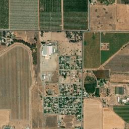 East Orosi California High Resolution Satellite Map