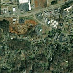 Bays Cove Tennessee High Resolution Satellite Map