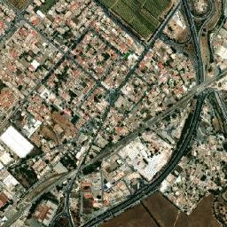 Beni Mered map(satellite map)