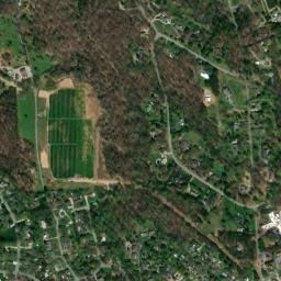 Evergreen Estates Tennessee High Resolution Satellite Map