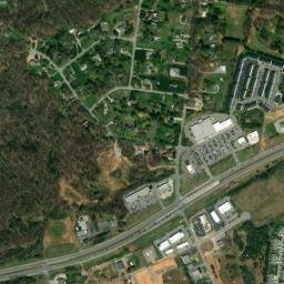 Red River Estates Tennessee High Resolution Satellite Map