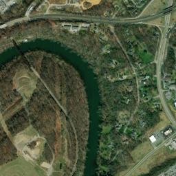 Cliffside Tennessee High Resolution Satellite Map