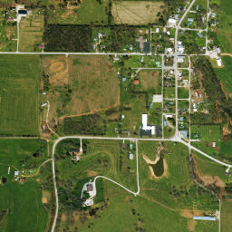 Blue Eye Arkansas High Resolution Satellite Map