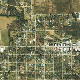 Mammoth Spring Arkansas High Resolution Satellite Map