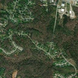 Kingsbury Tennessee High Resolution Satellite Map