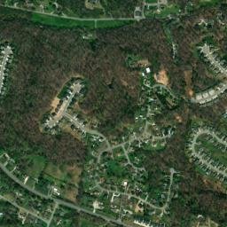 Glenstone Tennessee High Resolution Satellite Map