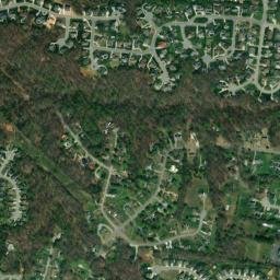 Woodridge Estates Tennessee High Resolution Satellite Map