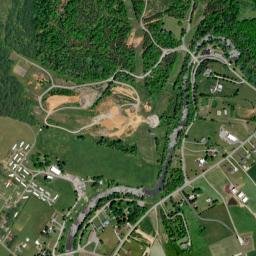Galloway Mill Tennessee High Resolution Satellite Map