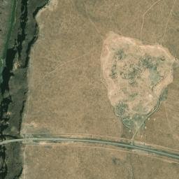 Rio Grande Gorge Bridge, El Prado, NM High Resolution Satellite Map