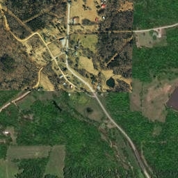 Warm Springs Arkansas High Resolution Satellite Map