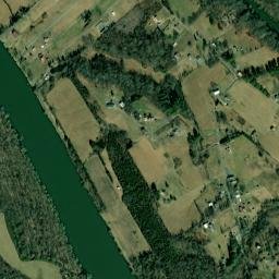 Christian Bend Tennessee High Resolution Satellite Map