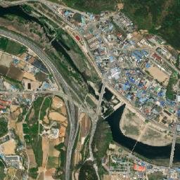 Cheongsong-gun map(satellite map)