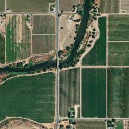 9707 Denver Ave Laton CA 93242 High Resolution Satellite Map