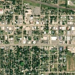 1800-1850 Oak Ave Woodward OK Satellite Map