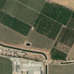 Redbanks California High Resolution Satellite Map