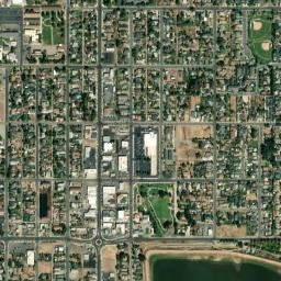 Woodlake map(satellite map)