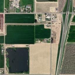 Hub California High Resolution Satellite Map