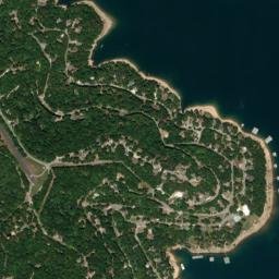 Lost Bridge Village Arkansas High Resolution Satellite Map