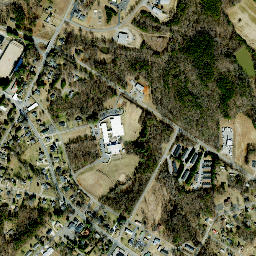 Pilot Mountain map(satellite map)