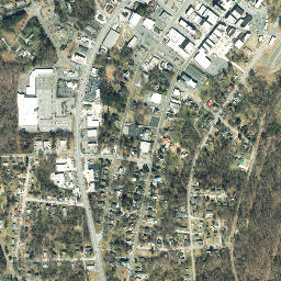 Roxboro map(satellite map)