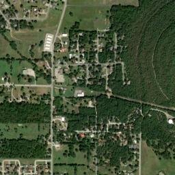 1227 North Springfield Street, Berryville, AR High Resolution Satellite Map