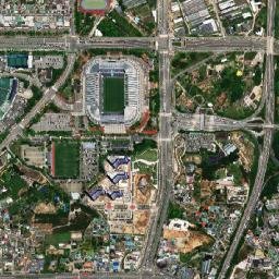 Yuseong-gu map(satellite map)