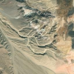 Death Valley National Park Artists Palette High Resolution Satellite Map