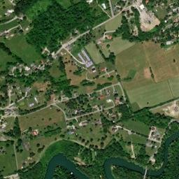 Fordtown Tennessee High Resolution Satellite Map