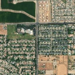 4733-4809 W Modoc Ct Visalia CA High Resolution Satellite Map