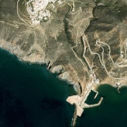 Anáfi map(satellite map)