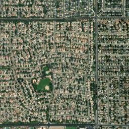 2542 W Prospect Ave Visalia CA High Resolution Satellite Map