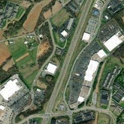 Knob Creek Mill Tennessee High Resolution Satellite Map