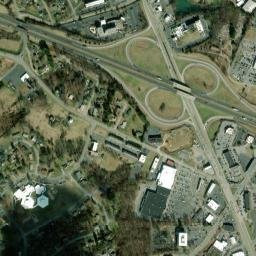 Towne Acres Tennessee High Resolution Satellite Map
